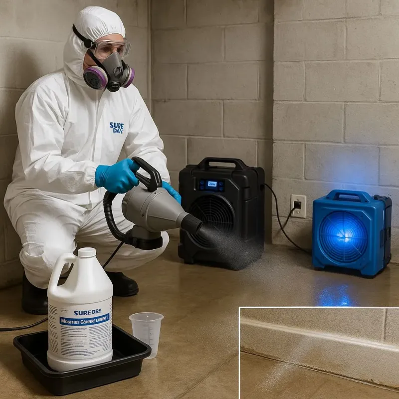 Sanitization and Odor Removal process in Pardeeville, WI