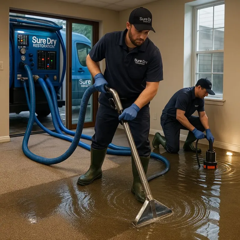 Water Extraction and Removal process in Pardeeville, WI